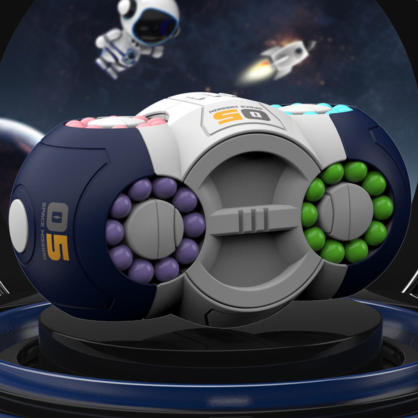 6-in-1 Fidget Cube - Stress Relief Sensory Toy OEM sourcing reference image from Enjoy Star Toys