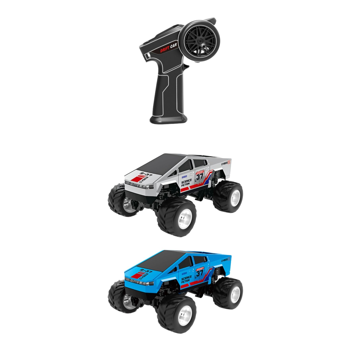 1:64 Mini Alloy RC Off-Road Truck