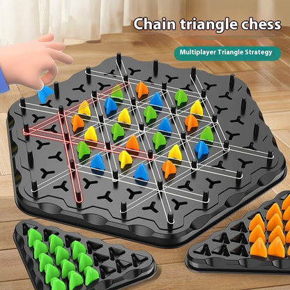 Chain Triangle Chess Game - STEM Strategy Board Toy OEM sourcing reference image from Enjoy Star Toys