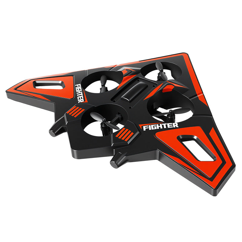 6th Gen RC Foam Fighter Jet Drone One Key Hover LED Light Remote Control Plane