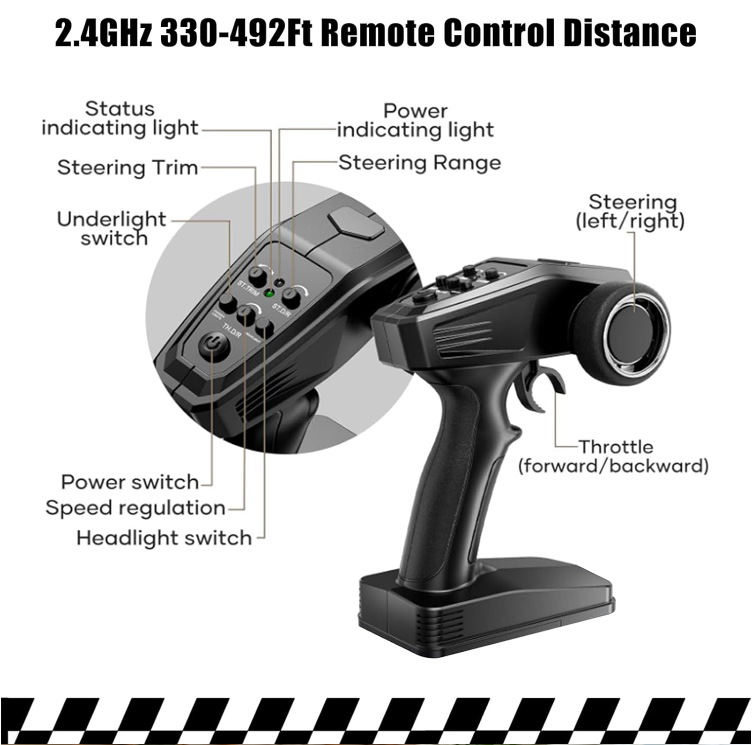 Brushless 4WD High Speed RC Car Off-Road Remote Control Racing Vehicle