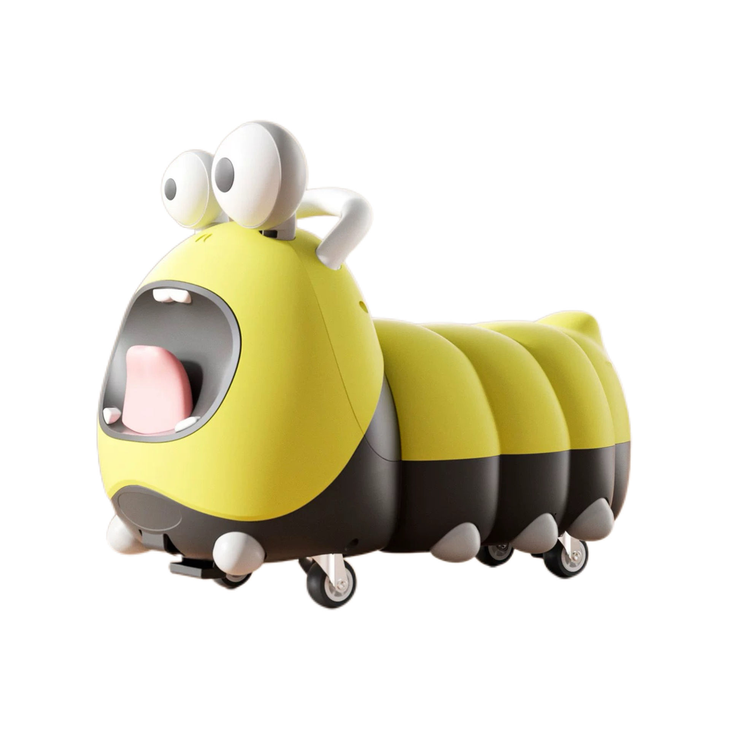 Multifunctional Caterpillar Ride-On Rocking Horse 2 in 1 Kids Rocker & Sliding Car Indoor Outdoor Toddler Ride Toy