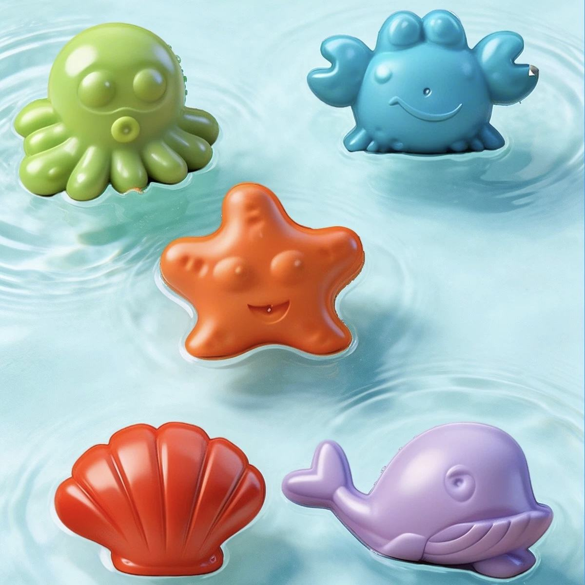 ENJOYSTAR Durable Plastic Beach Toys Children Sand Shovel Bucket Mold Combo Summer Outdoor Play Beach Toys for Wholesale