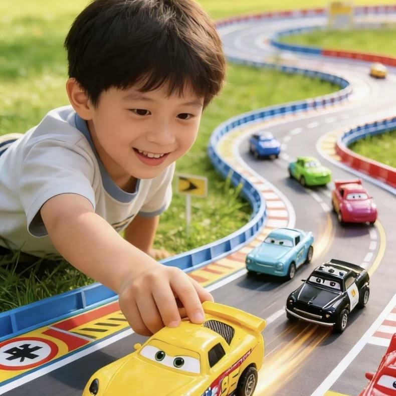 Kids Pull Back Car Toys 12 Pack Mini Die Cast Race Car Models Eco-friendly Plastic Alloy Friction Toy Vehicles Wholesale Children Play Toys