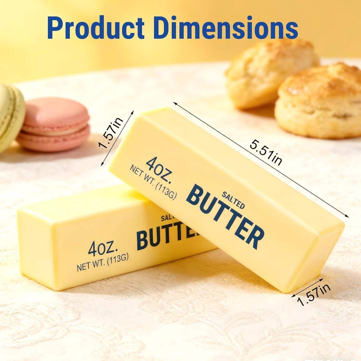 Butter Squishy Set Slow Rebound Squeeze Toy Cute Novelty Gift for Friends Kids and Stress Relief Lovers