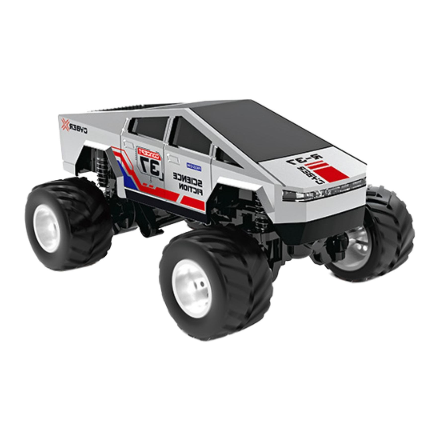1:64 Alloy High Speed Mini RC Off-Road Car Pocket Remote Control Truck Toy