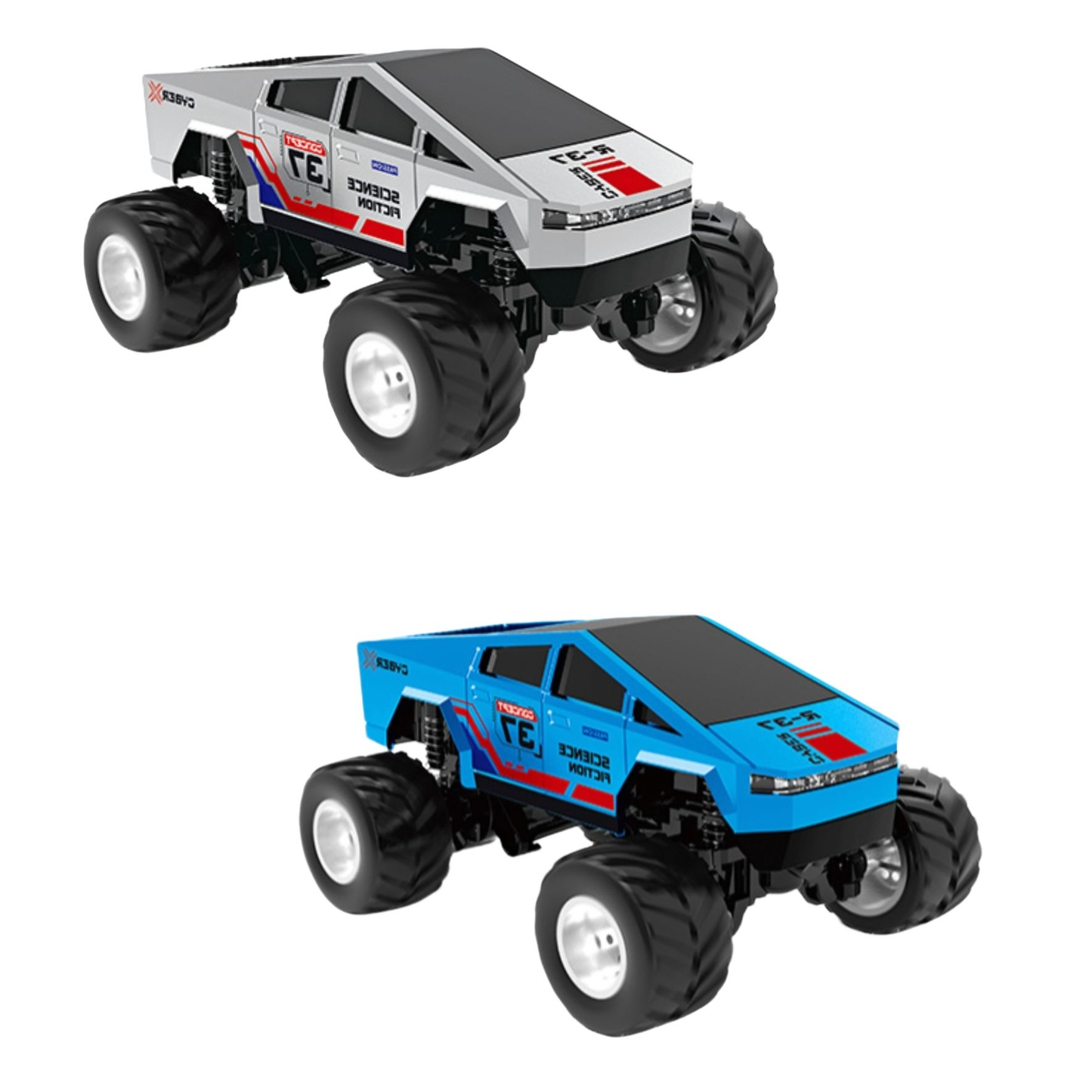 1:64 Alloy High Speed Mini RC Off-Road Car Pocket Remote Control Truck Toy