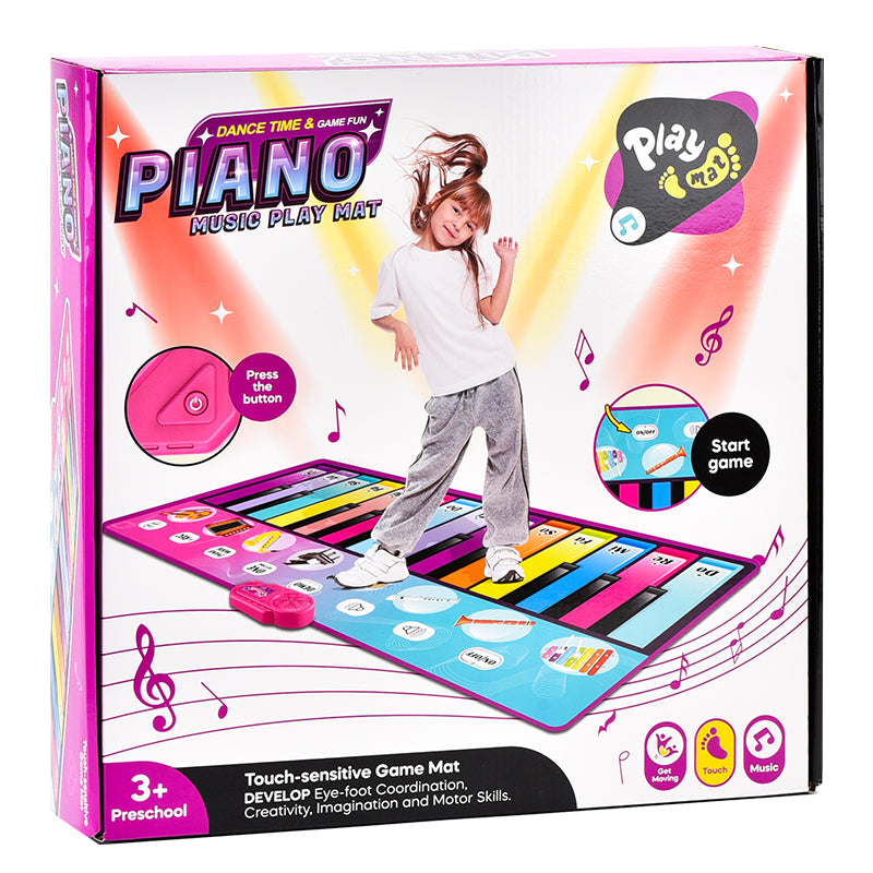 Kids Giant Piano Music Play Mat 14 Keys Multifunctional Foot Dance Piano Mat Toy