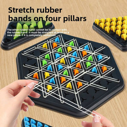 Chain Triangle Chess Game - STEM Strategy Board Toy product detail photo from Enjoy Star Toys