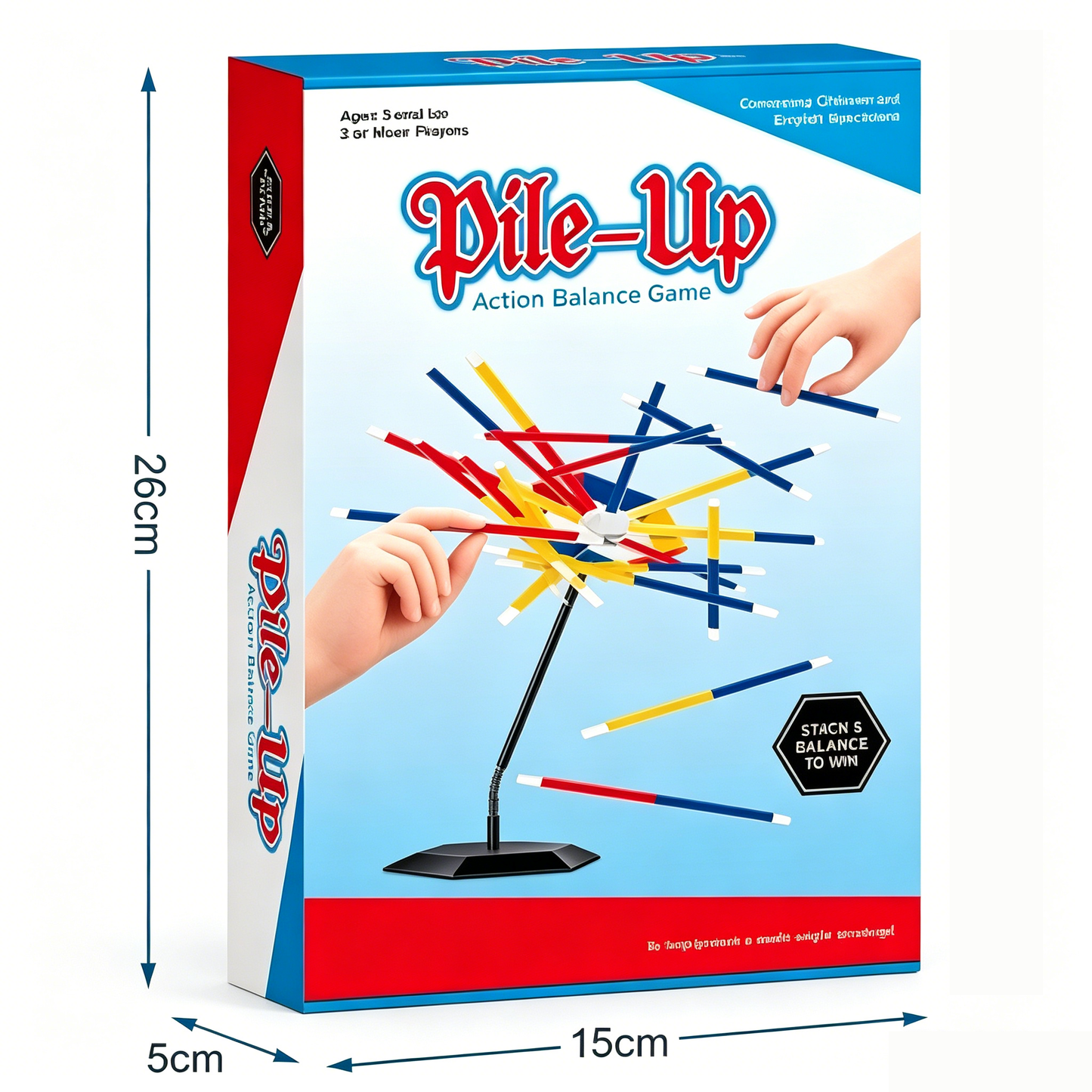 Pile-Up Balance Stick Game Suspense Stacking Board Game Family Party Table Toy