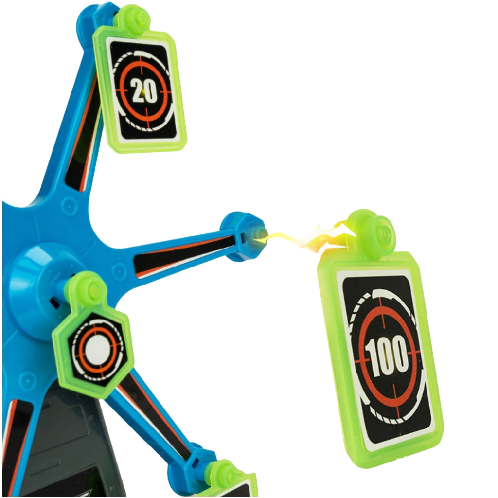 Electric Rotating Ferris Wheel Shooting Target Toy Kit With Soft Bullet Toy Gun Scoring Number Target Indoor Outdoor Competitive Shooting Game Gift For Boys Children