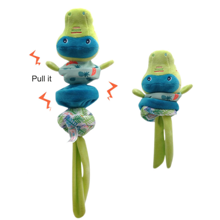 ENJOYSTAR Super Vocalizing Fox Crocodile Donkey Plush Toy Squeaky Animal Chew Toy For Kids Education Pet Molar Interactive Plush With Real Animal Sound