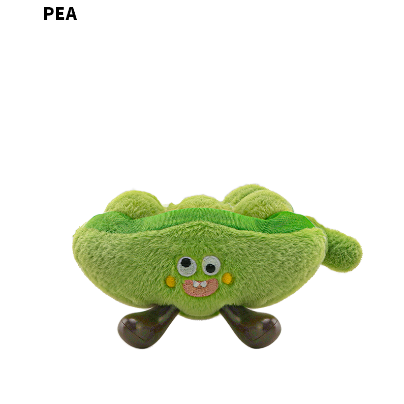 Vegetable Series Pea Eggplant Corn Mushroom Broccoli Pendant Pretend Play Food Plush Toy Doll Premium Keychain Gift for Girls