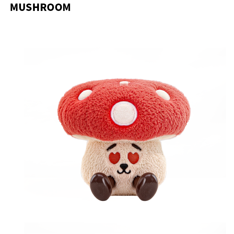 Vegetable Series Pea Eggplant Corn Mushroom Broccoli Pendant Pretend Play Food Plush Toy Doll Premium Keychain Gift for Girls