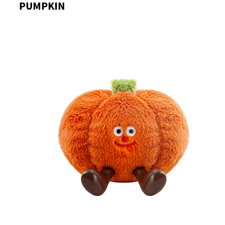 Vegetable Series Pea Eggplant Corn Mushroom Broccoli Pendant Pretend Play Food Plush Toy Doll Premium Keychain Gift for Girls