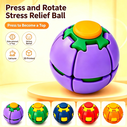 Press & Rotate Stress Relief Puzzle Ball 2 in 1 Fidget - product photo 5