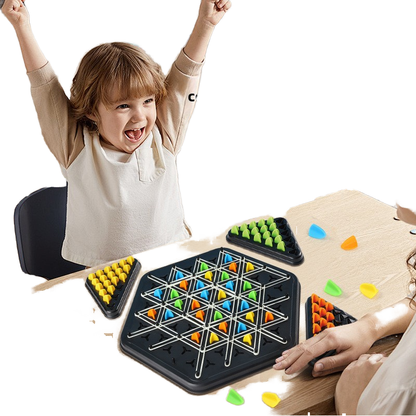 Chain Triangle Chess Game - STEM Strategy Board Toy packaging or display photo from Enjoy Star Toys