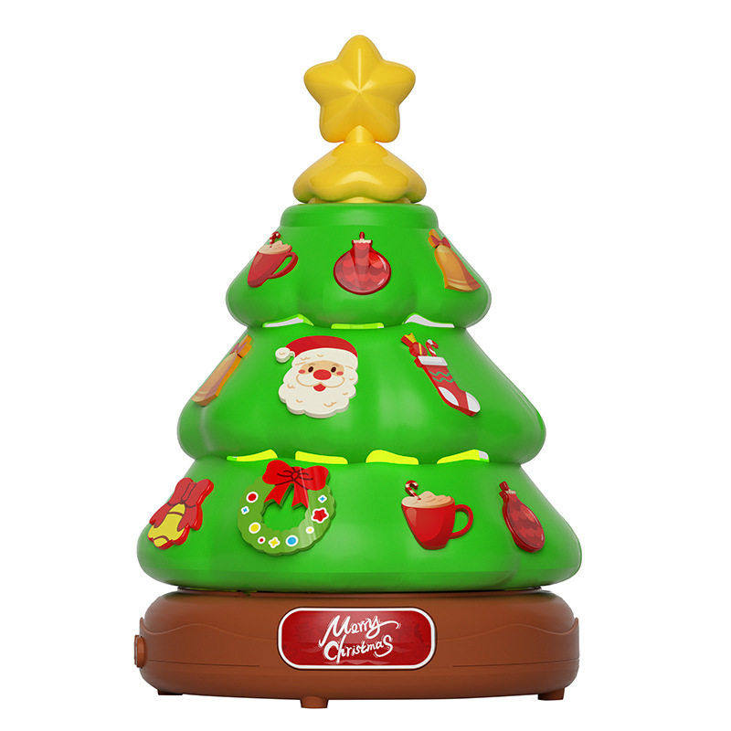 Indoor Christmas Bubble Machine Portable Electric Bubble Blower for Xmas Party Decoration & Kids Toy