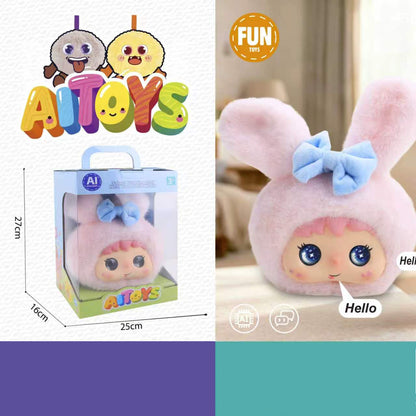 AI Interactive Plush Toy - Smart Talking Companion Doll packaging or display image from Enjoy Star Toys