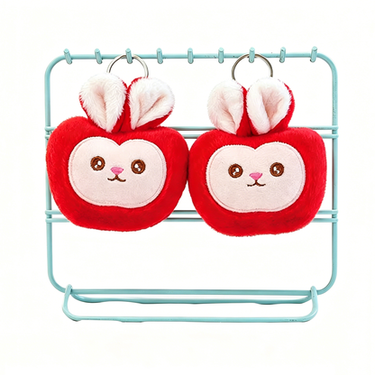Cute Cartoon Plush Keychain Soft Fruit Food Stuffed - product photo 2