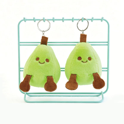 Cute Cartoon Plush Keychain Soft Fruit Food Stuffed - product photo 3