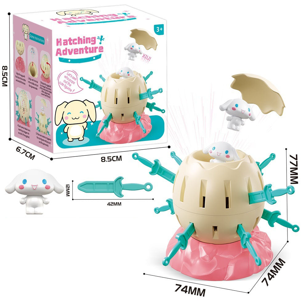 Kids Pop Up Barrel Challenge Game Mini Cartoon Lucky Pop Toy Family Party Board Game
