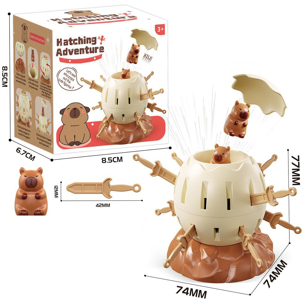 Kids Pop Up Barrel Challenge Game Mini Cartoon Lucky Pop Toy Family Party Board Game