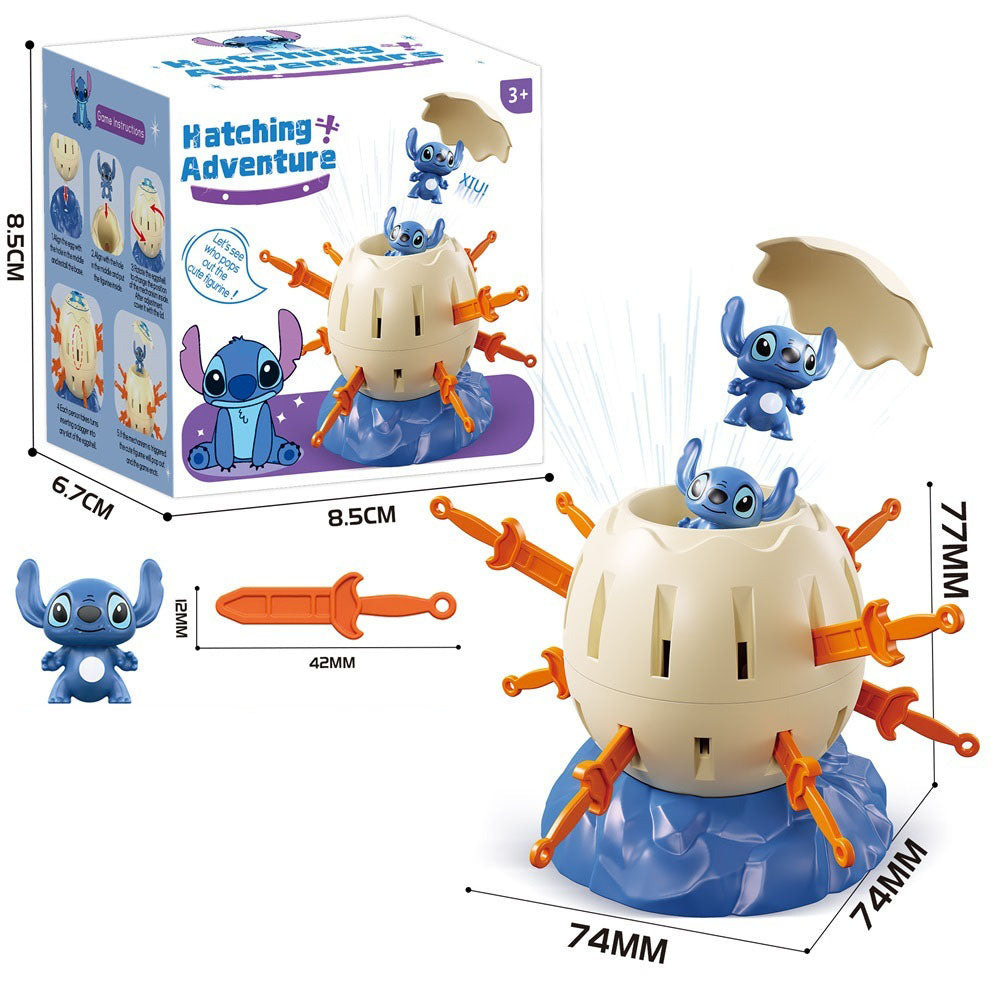 Kids Pop Up Barrel Challenge Game Mini Cartoon Lucky Pop Toy Family Party Board Game