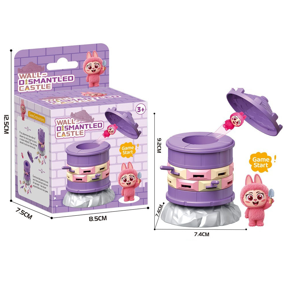 Kids Pop Up Barrel Challenge Game Mini Cartoon Lucky Pop Toy Family Party Board Game