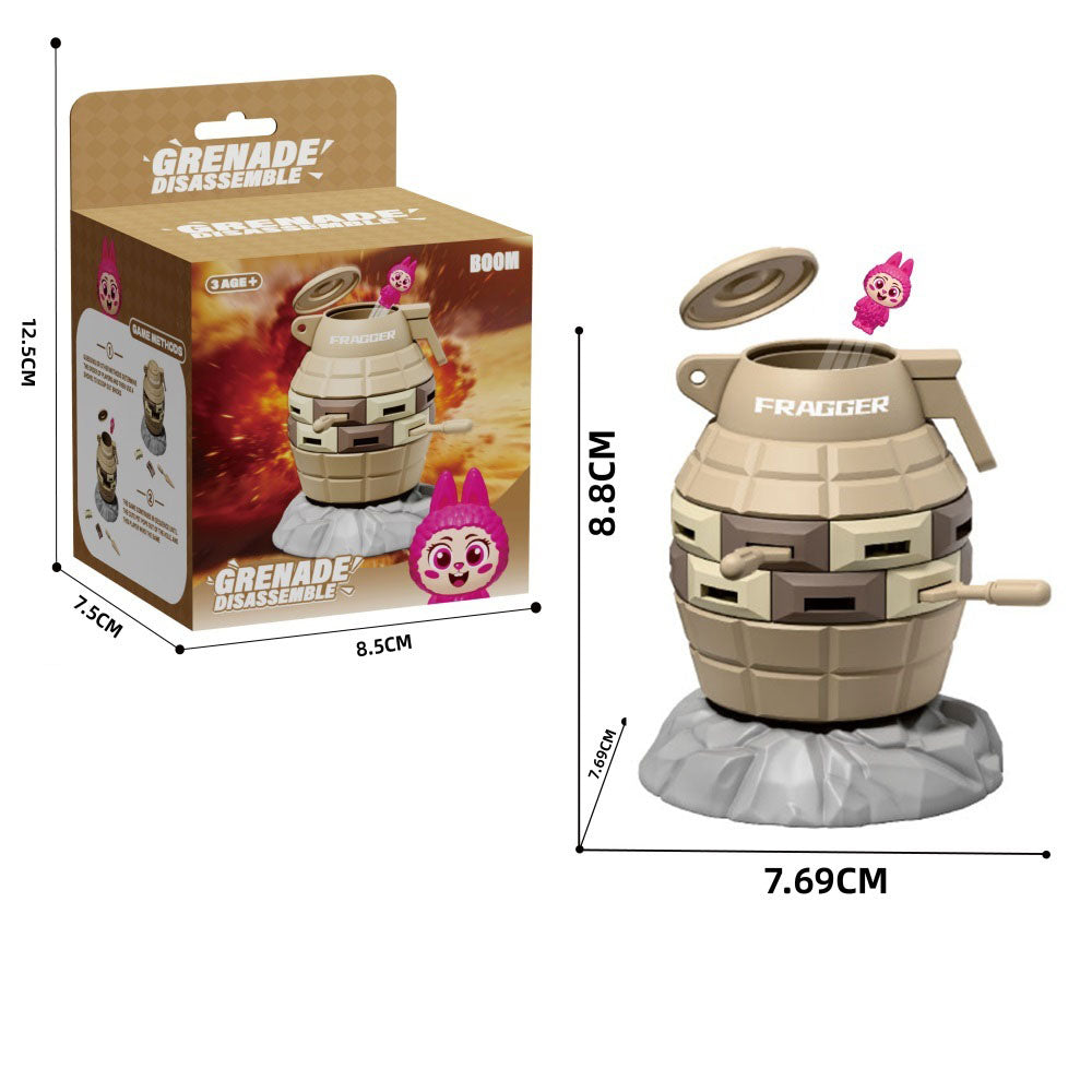 Kids Pop Up Barrel Challenge Game Mini Cartoon Lucky Pop Toy Family Party Board Game