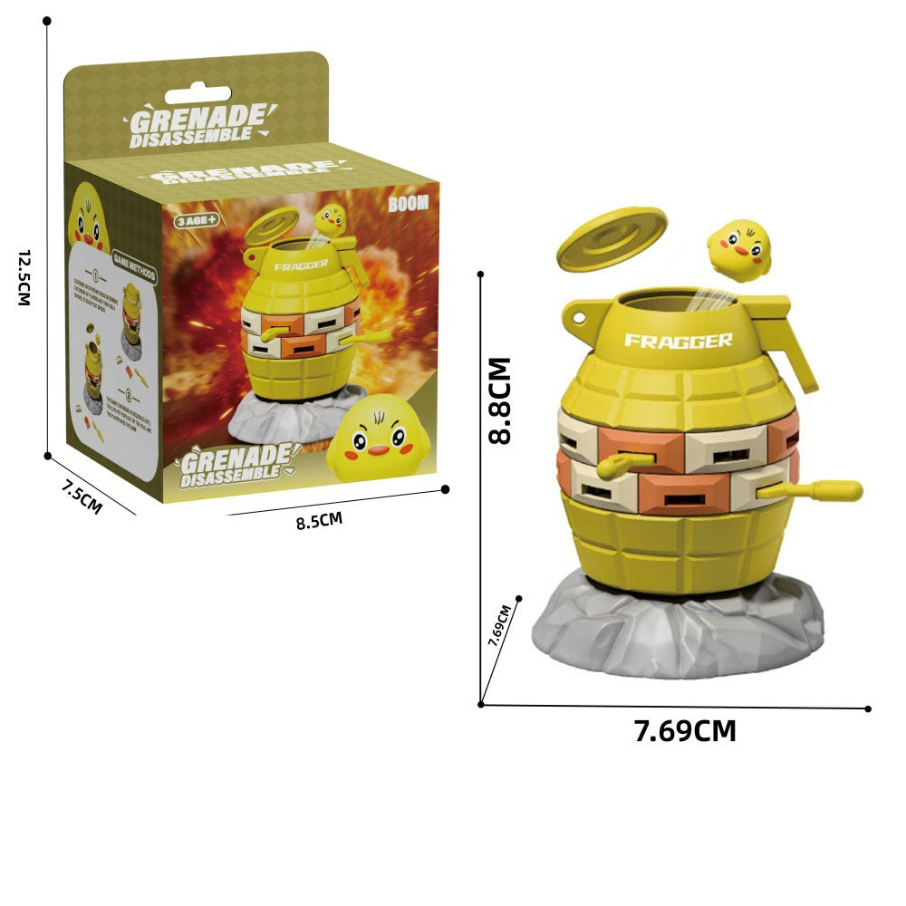 Kids Pop Up Barrel Challenge Game Mini Cartoon Lucky Pop Toy Family Party Board Game