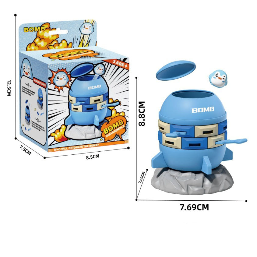 Kids Pop Up Barrel Challenge Game Mini Cartoon Lucky Pop Toy Family Party Board Game