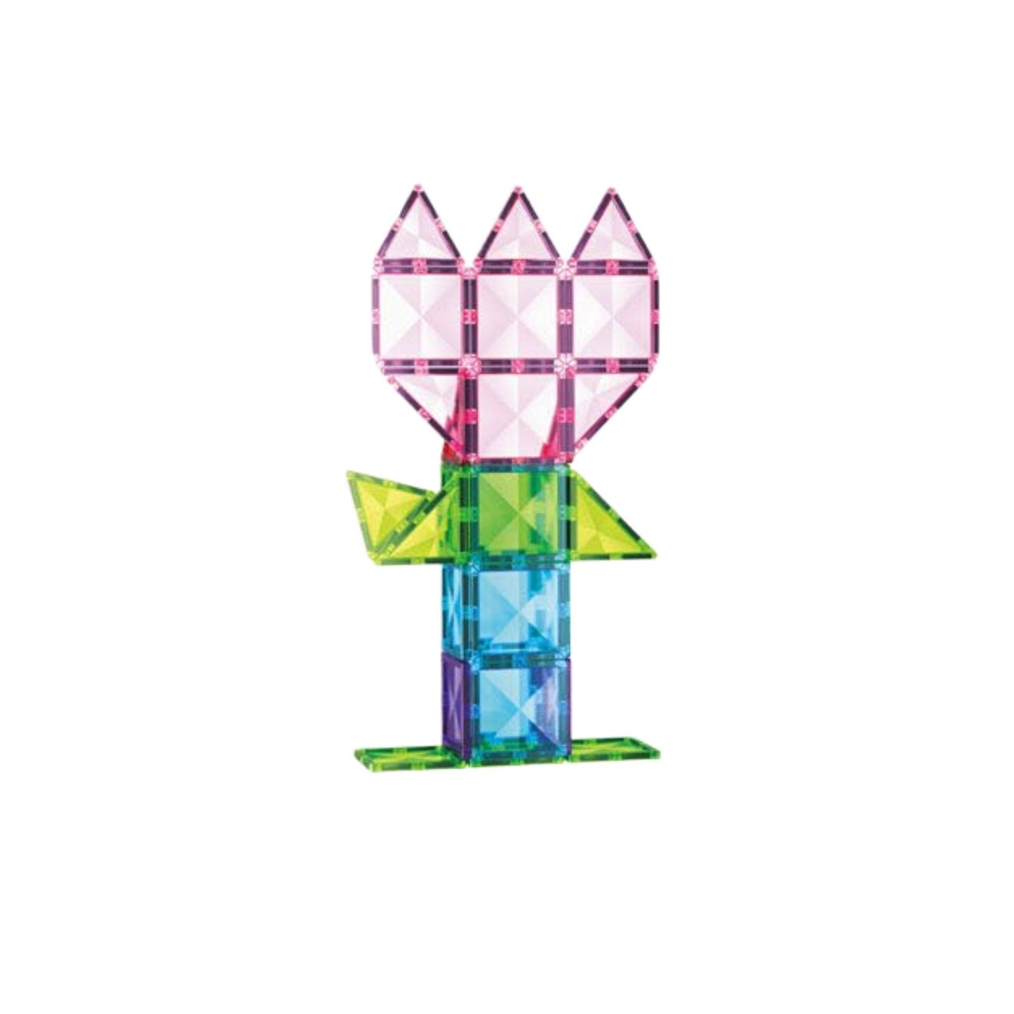EnjoyStar Open Diamond-Shaped Plastic Stained Window Strong Magnetic Transmitting Sheet 120 PCS Ages 4-9