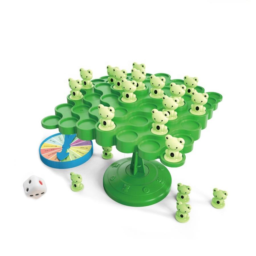 Two Player Frog Balance Tree Game STEM Educational Stacking Board Toy For Kids