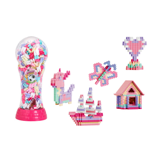 EnjoyStar Educational DIY Modern Buildings Model Toy for Girls 520 PCS Plastic Building Blocks Ages 5-7 Years