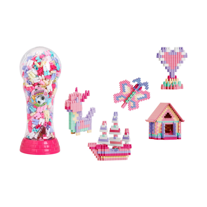EnjoyStar Educational DIY Modern Buildings Model Toy for Girls 520 PCS Plastic Building Blocks Ages 5-7 Years