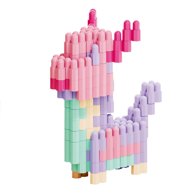 EnjoyStar Educational DIY Modern Buildings Model Toy for Girls 520 PCS Plastic Building Blocks Ages 5-7 Years