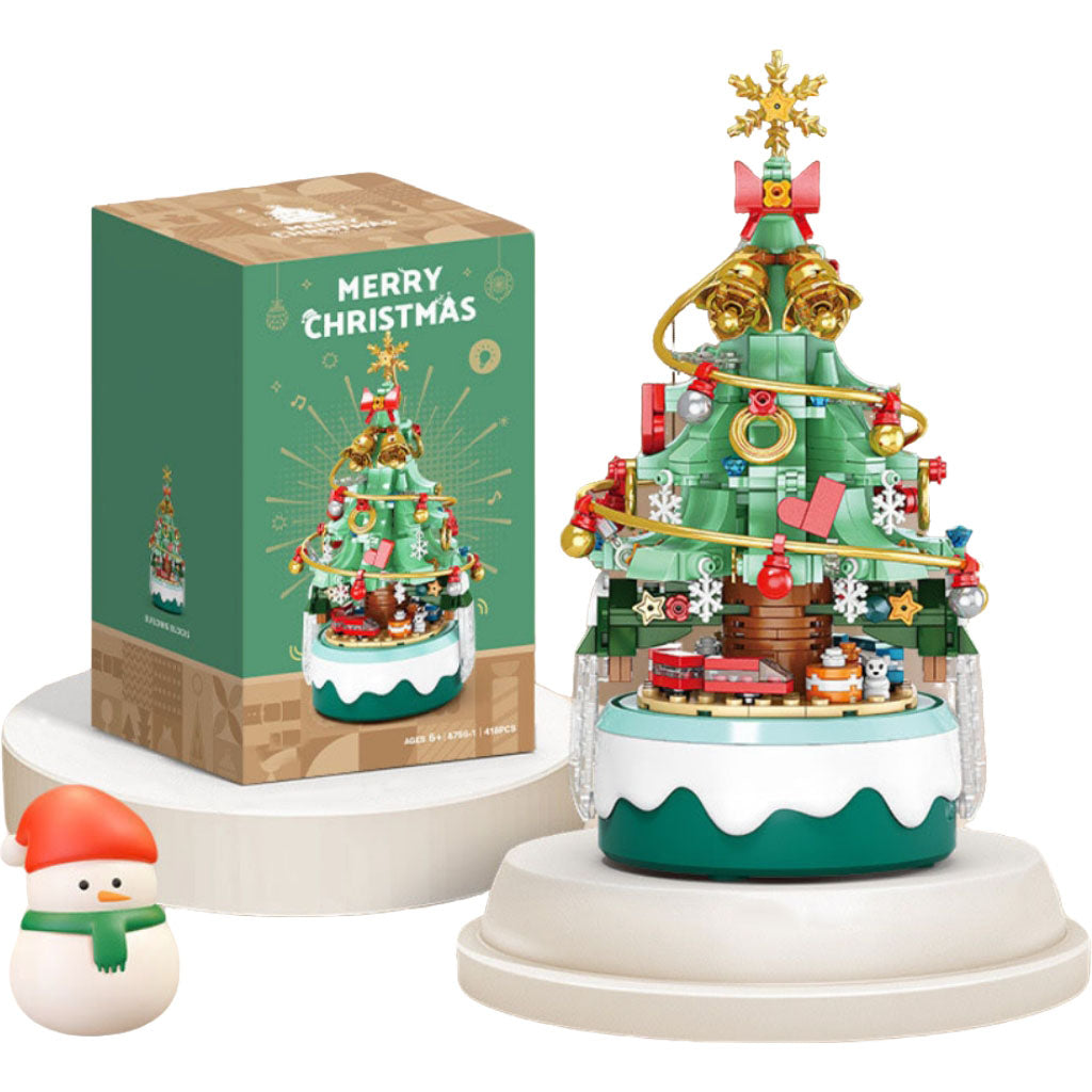ENJOYSTAR DIY Assemble Building Block Christmas Tree, Hot Selling Christmas Season Gift & Home Decor Building Toy